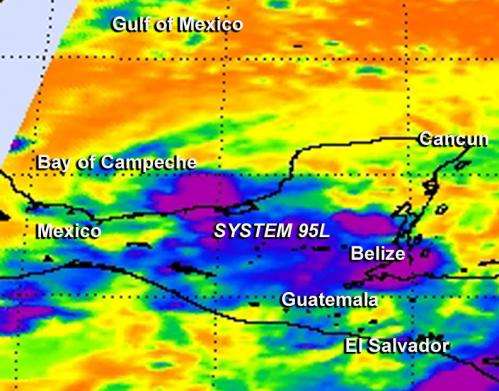 Southwestern Gulf System 95L Targeted by NASA's Global Hawk