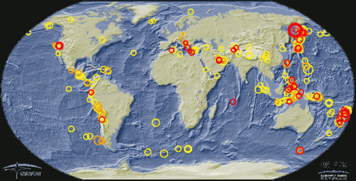 Strong earthquake at exceptional depth