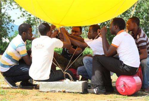 Students in Ghana launch mini-satellite