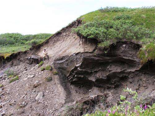 Sunlight stimulates release of climate-warming gas from melting Arctic permafrost
