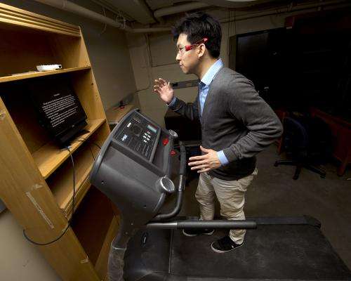 System allows multitasking runners to read on a treadmill