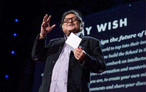 TED prize winner Sugata Mitra in Long Beach, California on February 25, 2013