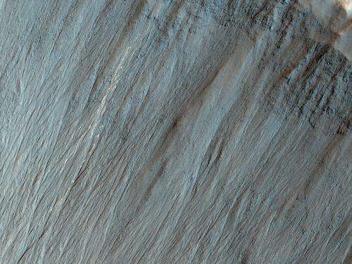 Tell-tale evidence of bouncing boulders on Mars
