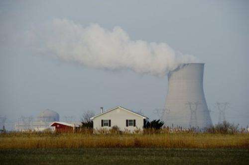 The Hope Creek nuclear power station in Lower Alloways Township, New Jersey on March 22, 2011