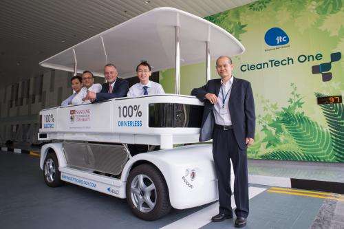 Trials for Singapore's first driverless vehicle
