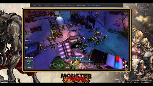 Truly a web game, Monster Madness is unveiled
