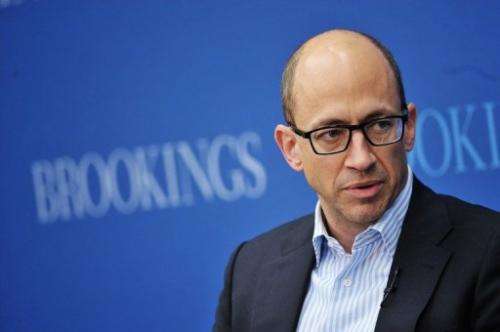 Twitter CEO Dick Costolo speaks during a discussion on social media on June 26, 2013 at the Brookings Institution
