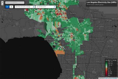 UCLA center creates first interactive electricity-use map of Los Angeles