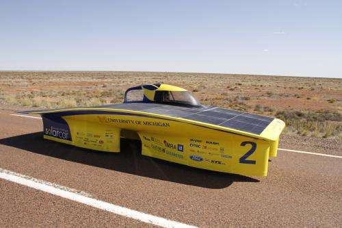 U-M solar car: Sleek, reliable and ready to race