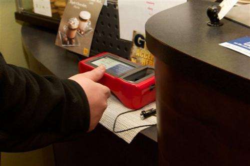US college tests fingerprint purchasing technology