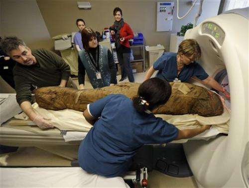 US museum unwrapping mummy's story with CT scan