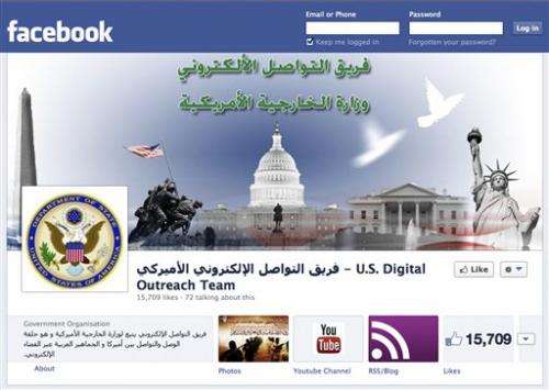 US team using Twitter, Facebook to fight militants