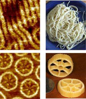 Wagon-wheel pasta shape for better LED