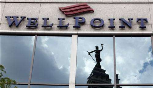 WellPoint's 3Q profit falls 5 pct, forecast climbs