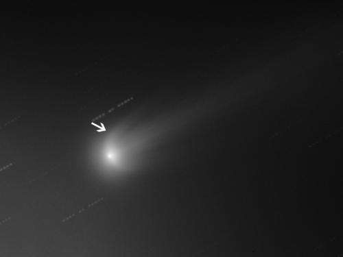 Winged comet