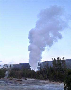 Yellowstone's Steamboat geyser sees rare eruption