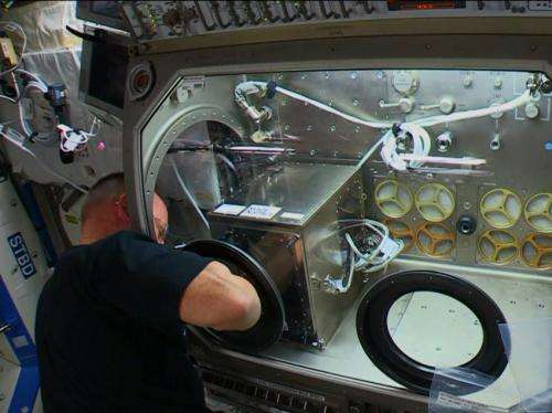 3-D printer powered up on the International Space Station
