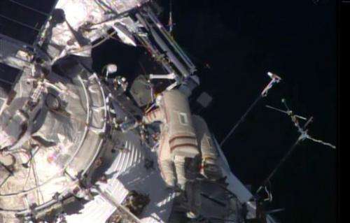 3rd spacewalk in 3 weeks at space station