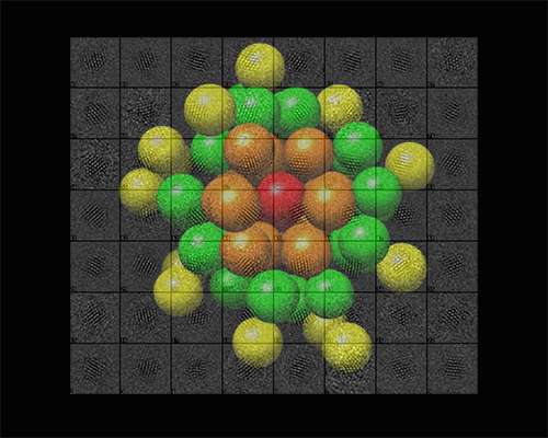 A breakthrough in imaging gold nanoparticles to atomic resolution by electron microscopy