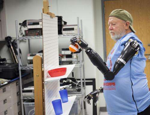 Amputee puts limb system through its paces