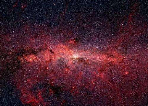 A NASA image shows hundreds of thousands of stars crowded into the swirling core of the Milky Way galaxy