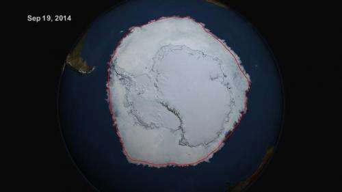 Antarctic sea ice reaches new record maximum
