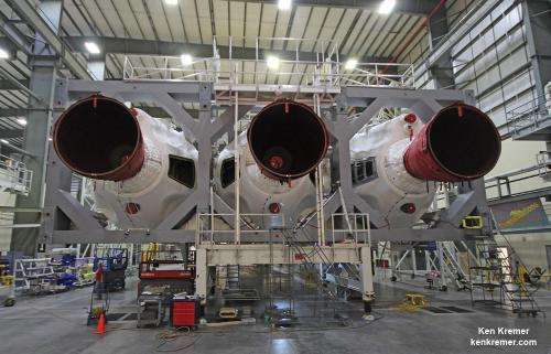 Assembly completed on powerful Delta IV rocket