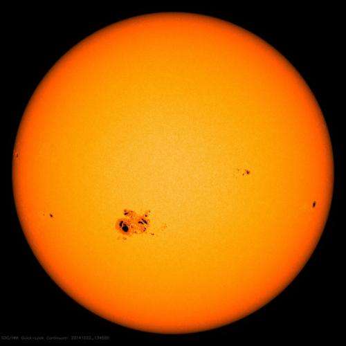 Beastly sunspot amazes, heightens eclipse excitement