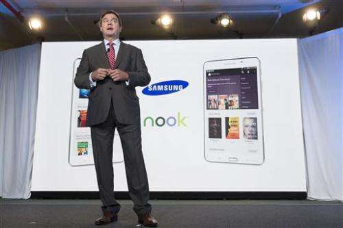 B&N and Samsung introduce co-branded tablet