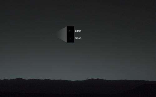 Curiosity’s first photo of home planet Earth from Mars