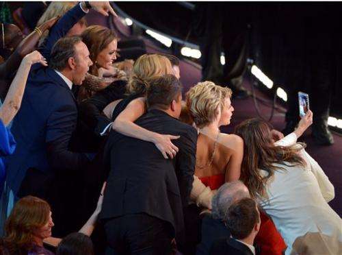 Ellen's Oscar celeb selfie a landmark media moment