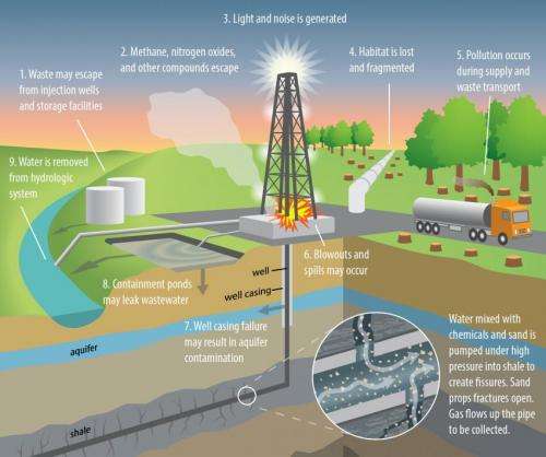 'Fracking' in the dark: Biological fallout of shale-gas production still largely unknown