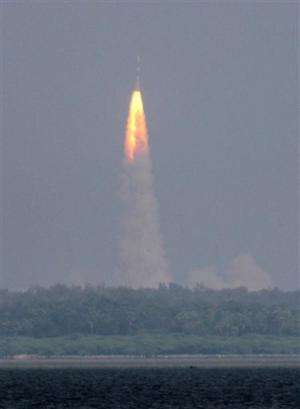 Indian spacecraft on course to enter Mars' orbit