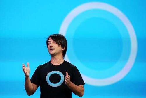 Joe Belfiore, corporate vice president and manager for Windows Phone, announces Cortana, a new digital personal assistant functi