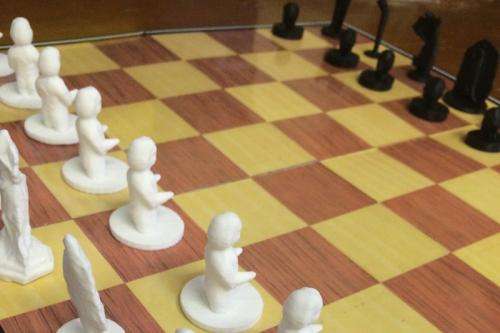 Lab uses 3-D printing to make historical artifact chess sets