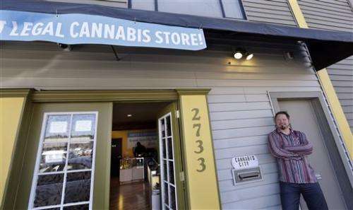 Legal marijuana goes on sale in Washington