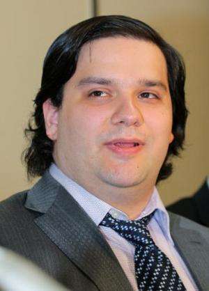 Mark Karpeles, president of MtGox bitcoin exchange speaks during a press conference in Tokyo on February 28, 2014