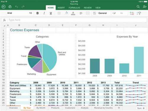 Microsoft releases Office apps for iPhones, iPads