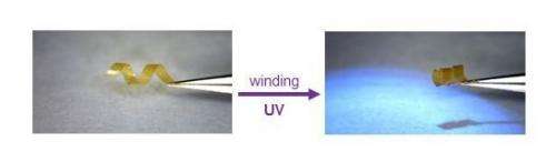 Nanoswitches converting light into macroscopic motion