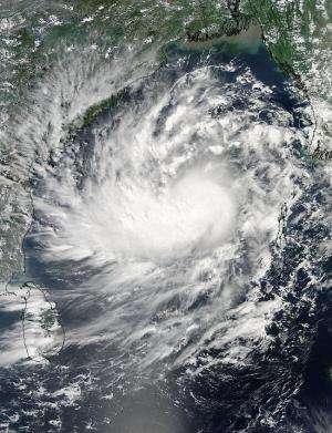 NASA eyes Tropical Cyclone Hudhud as Warnings posted for East-Central India