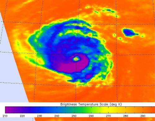 NASA's Global Hawk and satellites investigating Hurricane Edouard today
