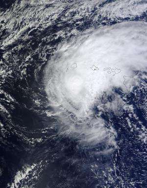 NASA's Terra Satellite sees Tropical Storm Ana over Hawaii