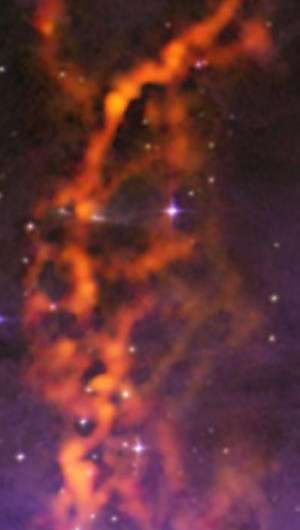 Orion rocks: Pebble-size particles may jump-start planet formation