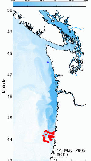 Predicting when toxic algae will reach Washington and Oregon coasts