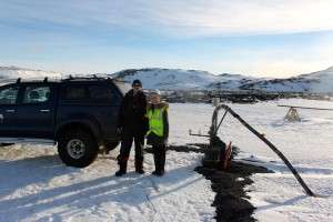 Researcher takes measure of carbon storage in Iceland