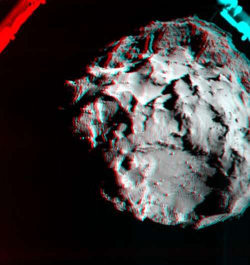 Rosetta Comet Landing in 'Thud' and 3D