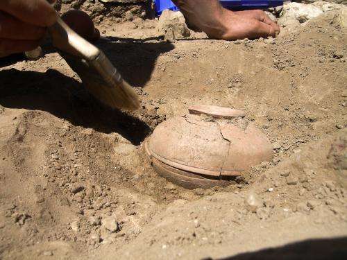 Sardis dig yields enigmatic trove: Ritual egg in a pot