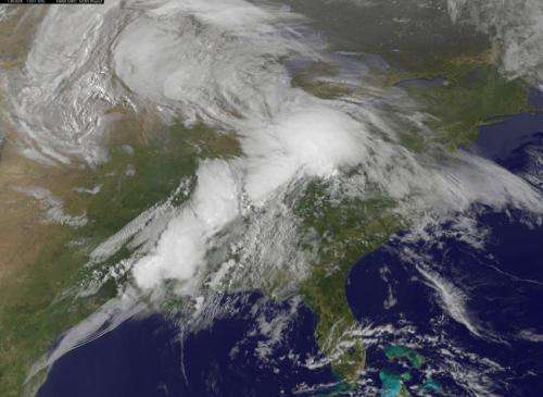 Satellite movie shows US tornado outbreak from space