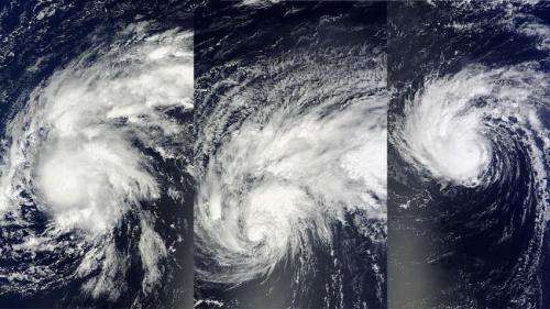 Satellites show Edouard's transition into an Atlantic Hurricane