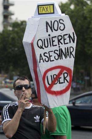 Spanish judge orders temporary shutdown of Uber
